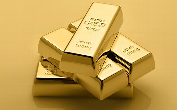 two 1 kilogram bars of gold